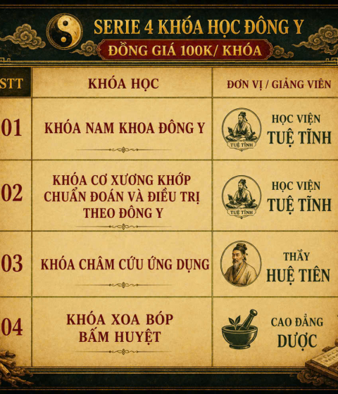 Các khóa Đông y qua video