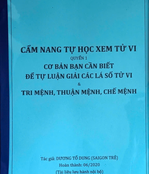 Cẩm Nang Tự học Xem Tử Vi Quyển 1 Pdf