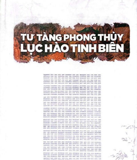 Tư Tàng Phong Thủy Lục Hào Tinh Biên Pdf