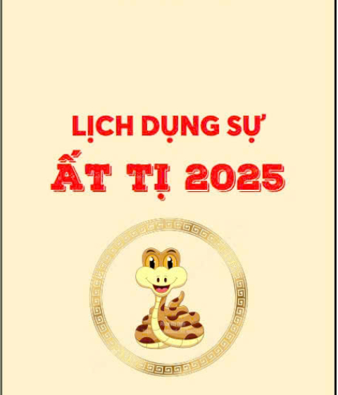 LỊCH DỤNG SỰ ẤT TỊ 2025 Pdf
